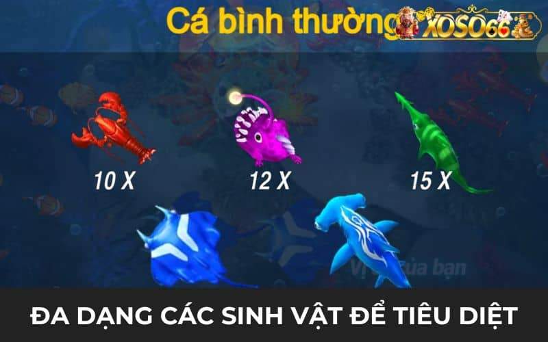 Có đa dạng sinh vật trong game bắn cá vui vẻ cho người chơi tiêu diệt Có đa dạng sinh vật trong game bắn cá vui vẻ cho người chơi tiêu diệt