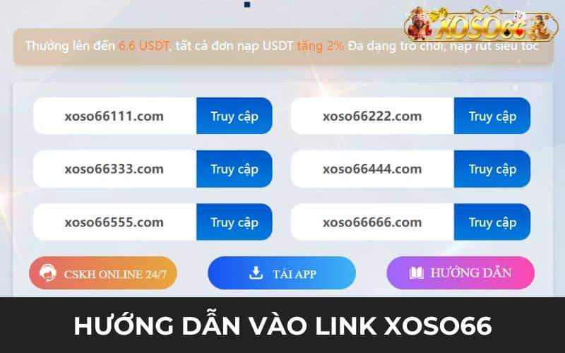 Hướng dẫn truy cập link vào XOSO66 không bị chặn Hướng dẫn truy cập link vào XOSO66 không bị chặn