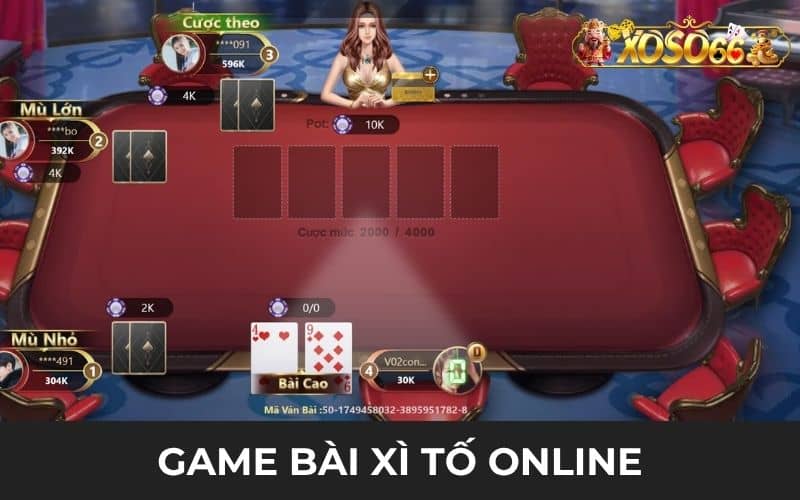Xì tố online là game bài đổi thưởng trực tuyến Xì tố online là game bài đổi thưởng trực tuyến