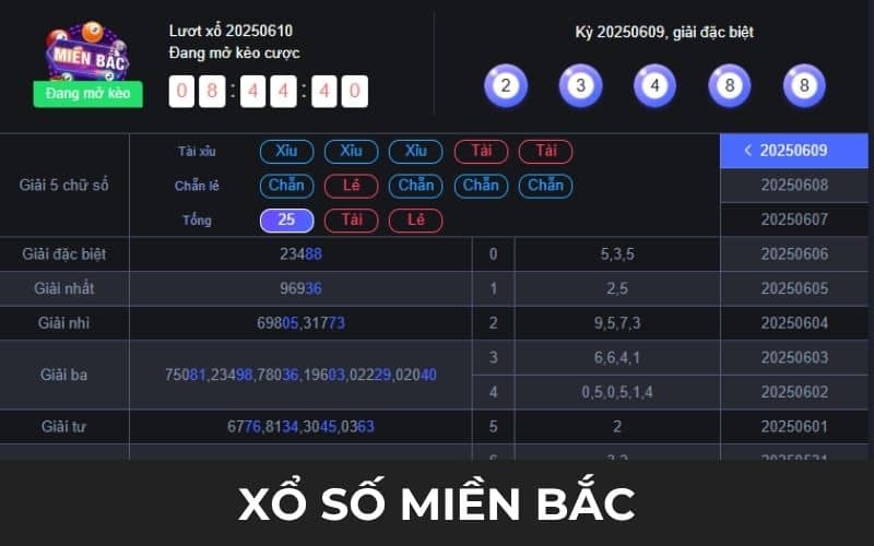 Xổ số miền Bắc cho phép người chơi dự đoán và đặt cược ở đài miền Bắc Xổ số miền Bắc cho phép người chơi dự đoán và đặt cược ở đài miền Bắc