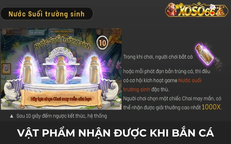 Vật phẩm nhận được khi chơi Thuyền Quý Bắt Cá Vật phẩm nhận được khi chơi Thuyền Quý Bắt Cá