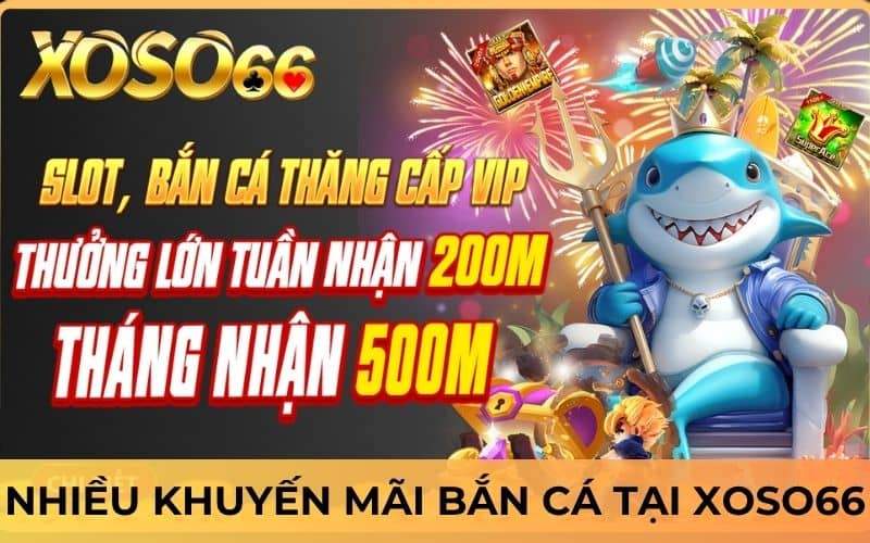 Chơi bắn cá XOSO66 nhận được nhiều khuyến mãi đặc biệt Chơi bắn cá XOSO66 nhận được nhiều khuyến mãi đặc biệt