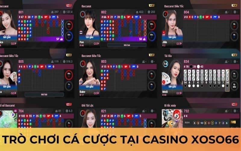Đa dạng trò chơi truyền thống đến hiện đại tại casino XOSO66 Đa dạng trò chơi truyền thống đến hiện đại tại casino XOSO66