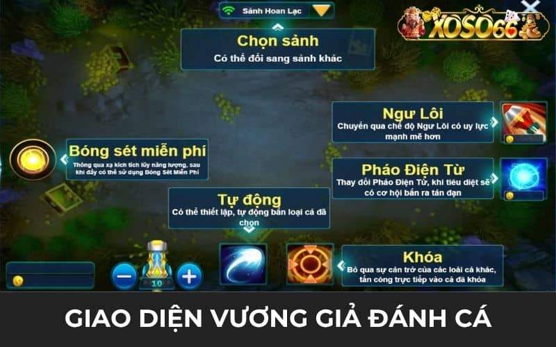 Giao diện dễ sử dụng với thao tác săn cá dễ dàng Giao diện dễ sử dụng với thao tác săn cá dễ dàng