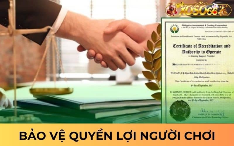 Giấy phép hoạt động giúp bảo vệ quyền lợi người chơi Giấy phép hoạt động giúp bảo vệ quyền lợi người chơi